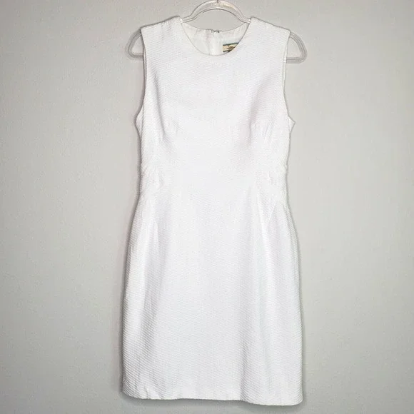 Issa London Womens sleeveless Round Neck White Day Dress Size 10 - Picture 13 of 13